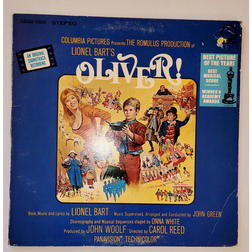 Oliver an Original Soundtrack  Columbia Records VINYL LP